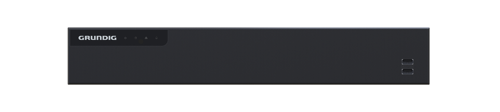 NVR 16 canaux, PoE 16-ch, 4 SATA, 12MP 4K H.265, 19" rackable 