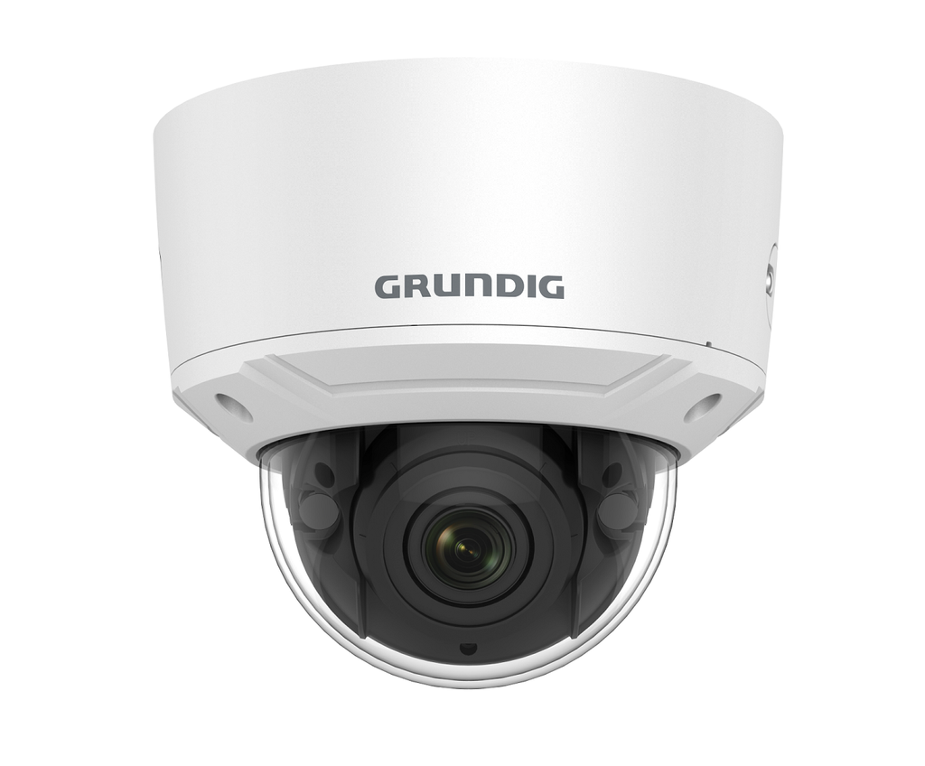 Dôme IP 4MP objectif motorisé 2.8~12mm WDR ICR IR LED H265 IP67 IK10 