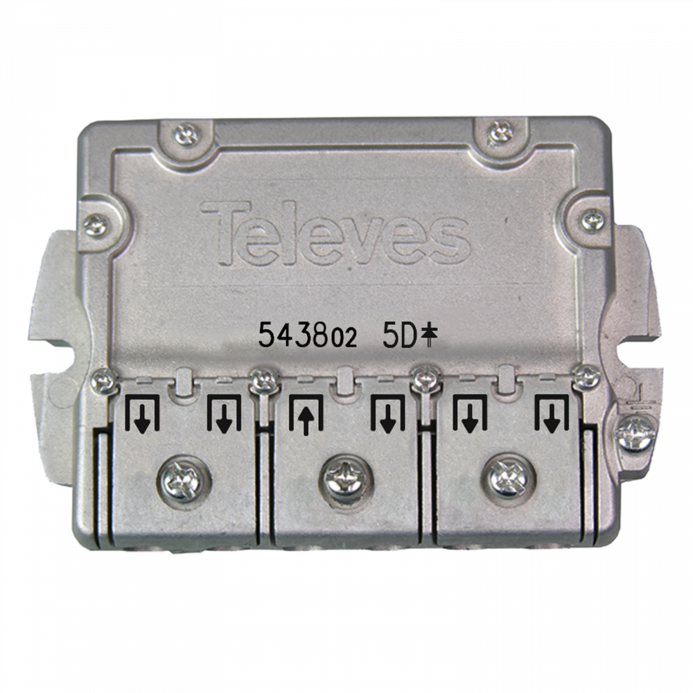 Répartiteur 5...2400MHz “EasyF” 5D 10/9,5dB Intérieur