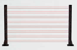 Paire de barrières Portée 150m Technologie RSC Hauteur 1970mm