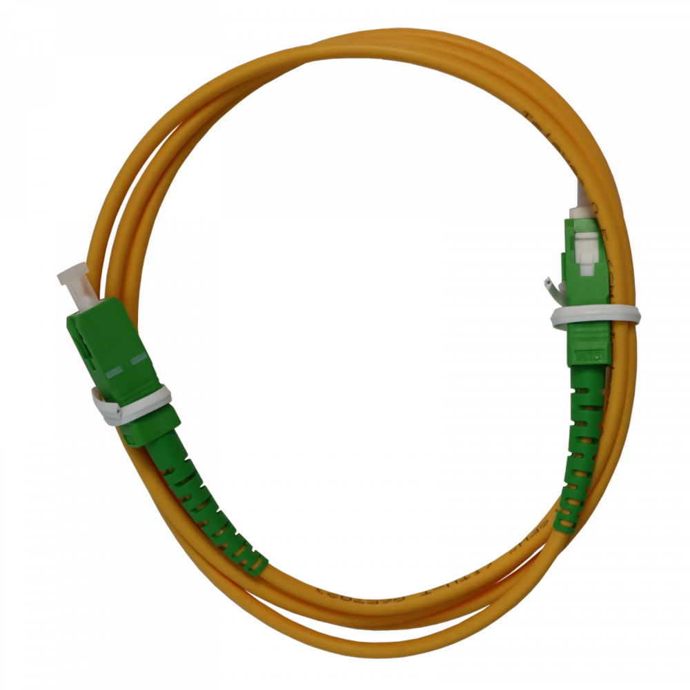 Jarretière F.O. Monomode LSFH Préconnectorisée “SC/APC” 0,5m