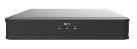 NVR 4 canaux, 1 SATA, 4 PoE, Mini 1U, H265, 4K