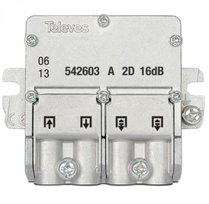 [TVS-542603] Mini-Dérivateur 5...2400MHz “EasyF” 2D 16dB Intérieur