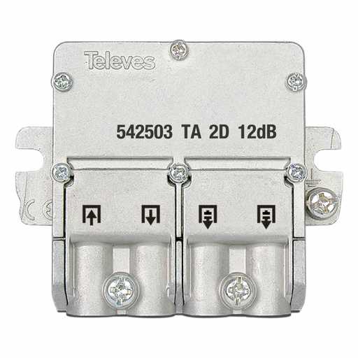 [TVS-542503] Mini-Dérivateur 5...2400MHz “EasyF” 2D 12dB Intérieur